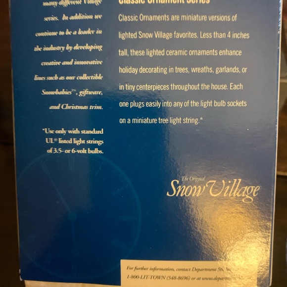 Dept 56 Snow Village lighthouse ornament - Picture 3 of 4